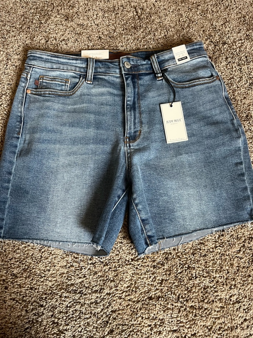Judy Blue Medium Blue Denim Jean Shorts